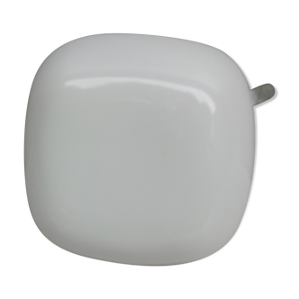 Plafonnier opaline blanche 20 x 20 cm