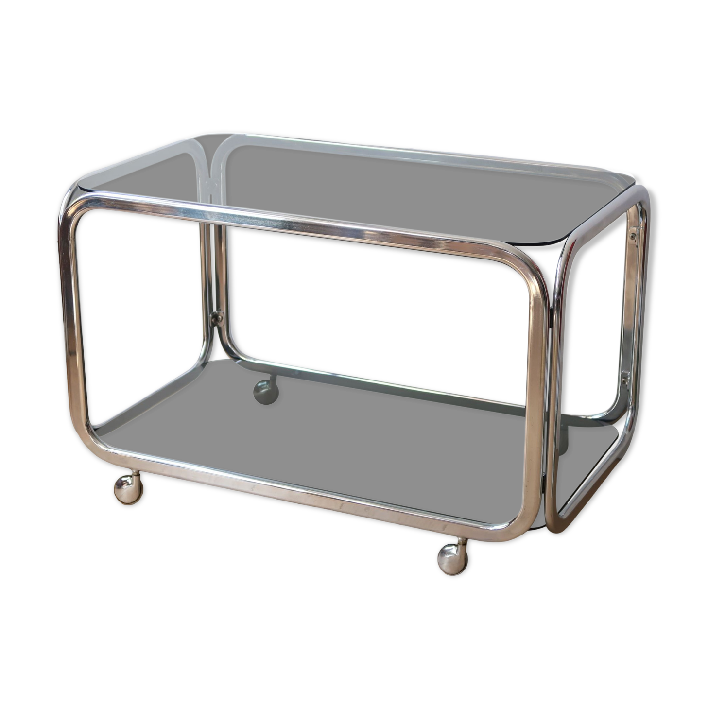 Vintage tubular coffee table 70