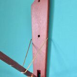 Articulated arm wall lamp in teak. Denmark 1960