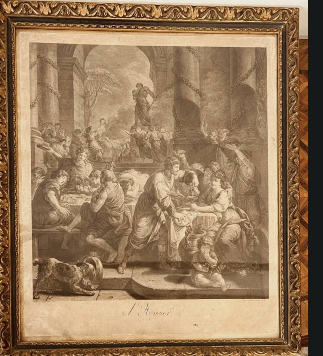 Engraving by Jean-Charles Levasseur (1734-1816), engraver to the King.