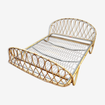 Rattan bed 2 people