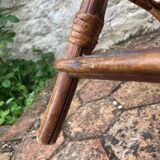 Vintage rattan children's armchair