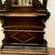 Napoleon III style coat rack in solid walnut XX century