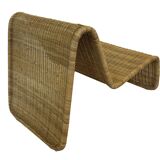 Vintage Ikea Hestra Wicker Lounge Chair 80's Design