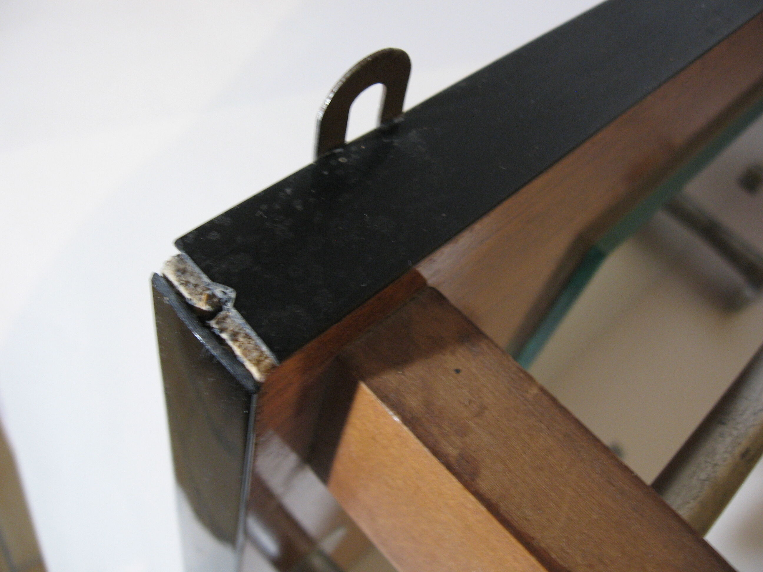 Locker room door-Hat hangers