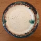 Vase art deco signed vallauris hand decorations
