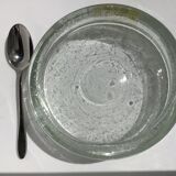 Vacuum pocket blown glass bubbled glassware Bendor