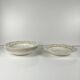 Set of 6 deep plates GIEN, Primefleur creation, "Constellation" model, 1950.