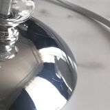 Translucent candle holder lamp base