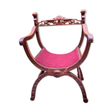 Dagobert oak armchair, new upholstery