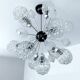 Large vintage pendant light, 70s