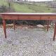 desk, leather top