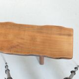 Massive oak bench published by Aranjou 1970