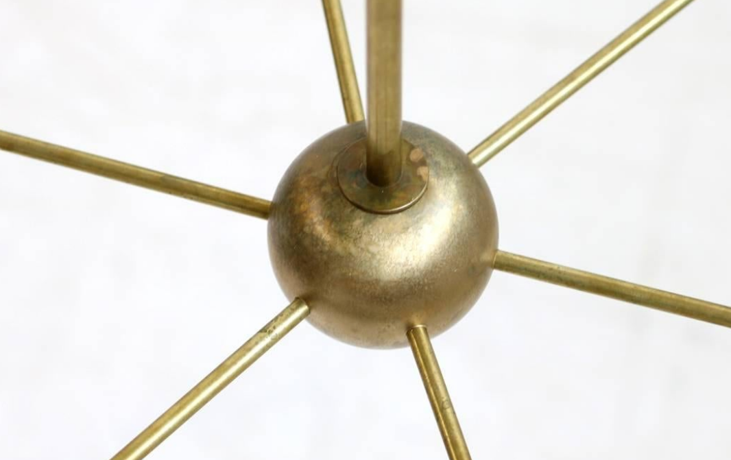 Italian brass chandelier
