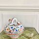Gargoulette jug ceramic flower spade