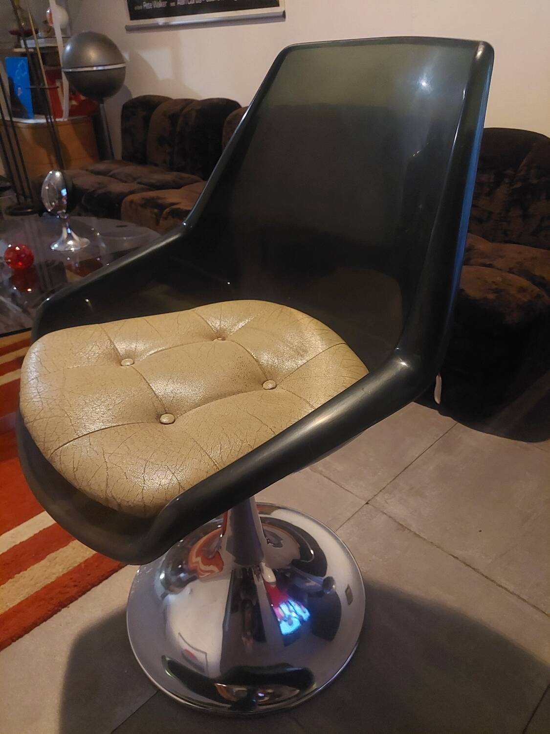 Roche Bobois swivel chair