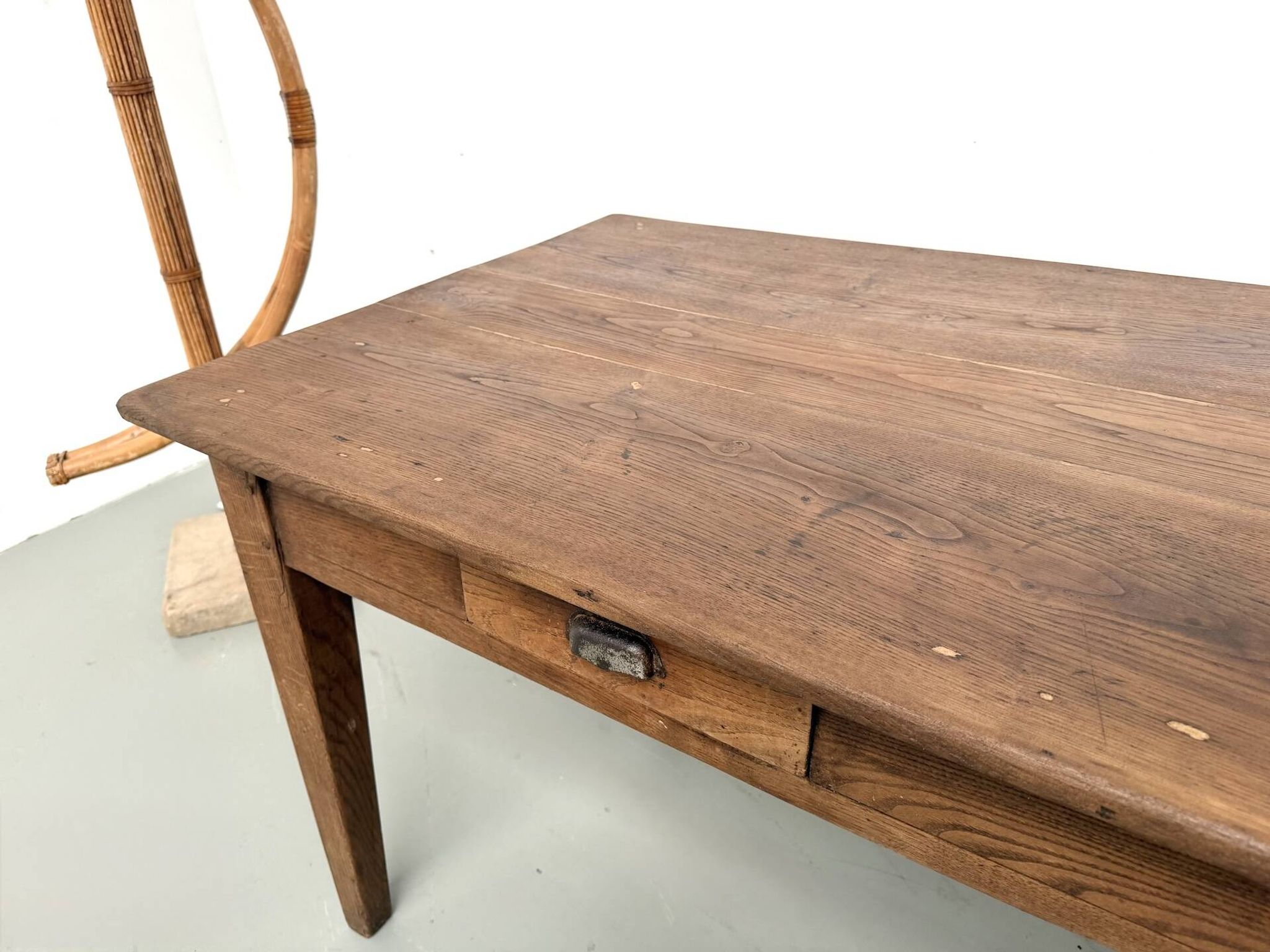 Table de ferme en chêne massif, années 30