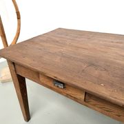 Table de ferme en chêne massif, années 30