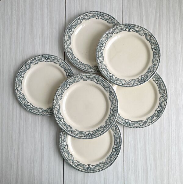 lot de 6 assiettes anciennes