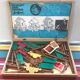 Former Construction Game JEUJURA No.2N Chalet Des Neiges - Vintage Wood Box