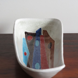 Mid ceramic table cut from Fratelli Fanciullacci Italy 1950s