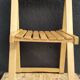 4 chaises pliantes en bois