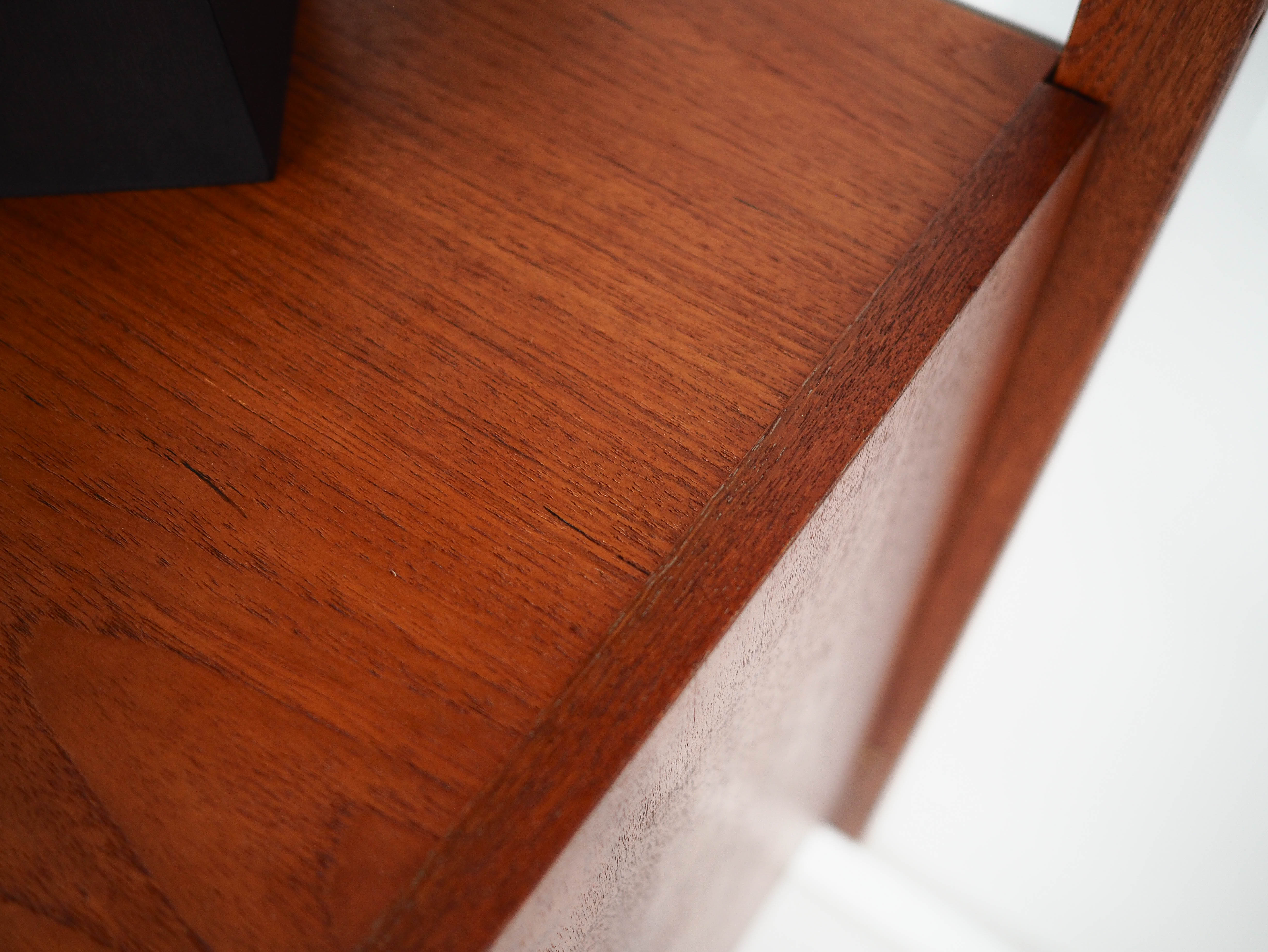 Teak modular bookcase PS System, Danish design, 1960s, manufactured by Rand