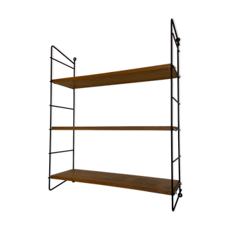 Vintage wall string shelf 60s