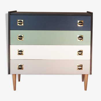 "endearing" vintage chest of drawers