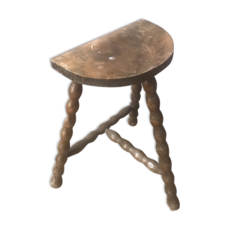Tabouret en bois