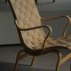 Pair of Swedish armchairs from the mid-century by Bruno Mathsson, model "Eva", 1960s.