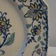 Longchamp octagonal plate, Bagdad model. Late 19th, early 20th century.