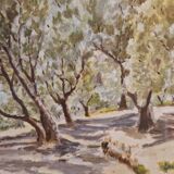 Nature painting table