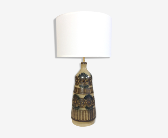 Lampe en céramique vintage J.C. Courjault, 1970.