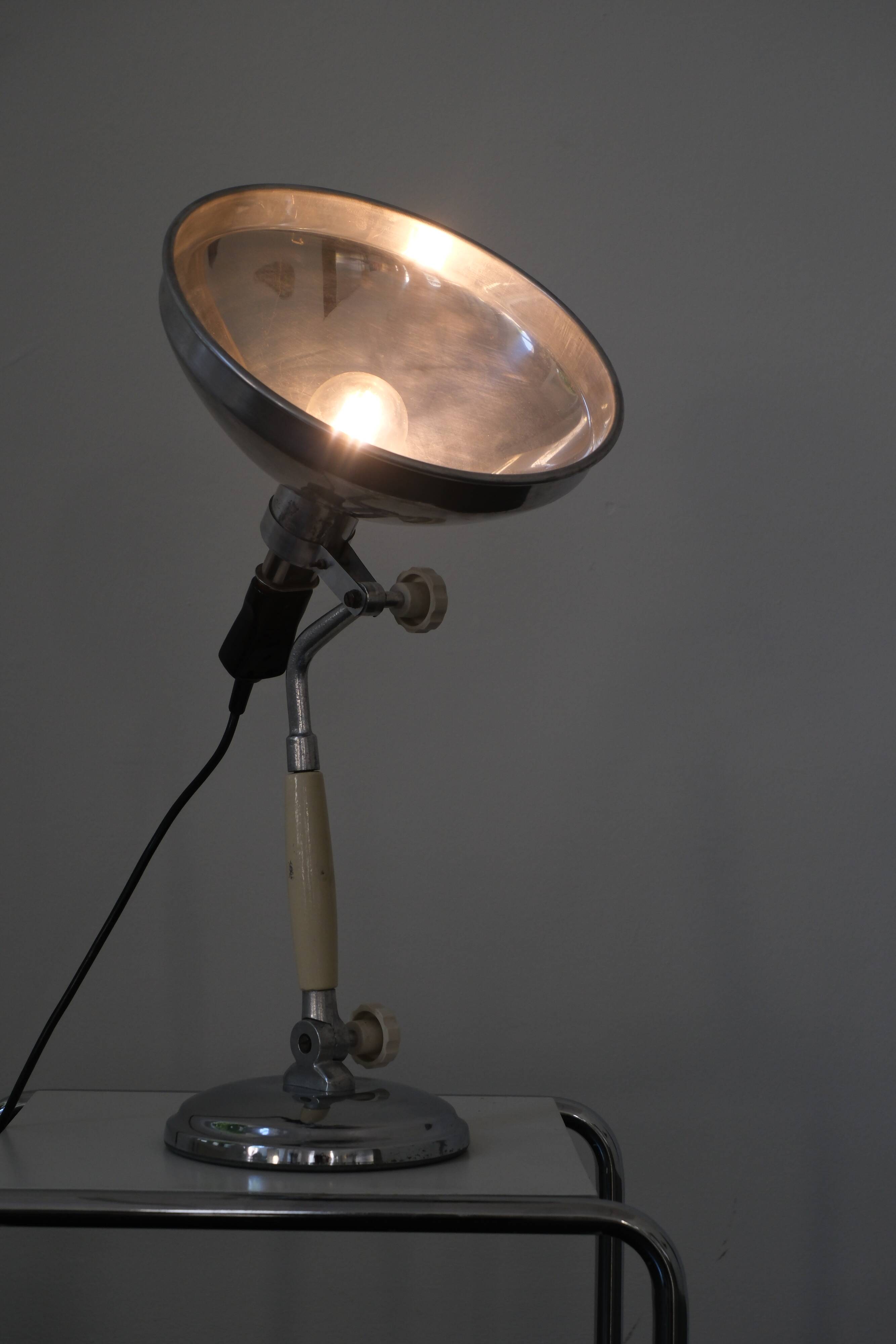 Industrial table lamp by Kurt Rosenthal