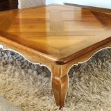 Square coffee table in cherry Roche Bobois
