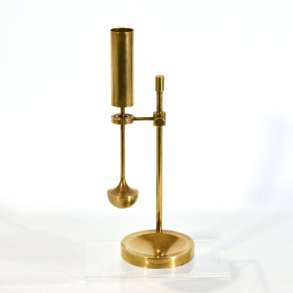 Brass gyro candle holder Ilse Ammonsen, Denmark 1950