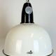 ndustrial Soviet White Enamel Pendant Lamp, 1960s