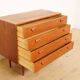 Vintage teak chest of drawers with 4 drawers by Kai Kristiansen