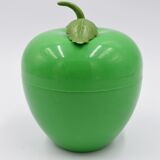 Vintage ice bucket in the shape of a green apple