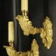 Pair of Restoration style 1-light wall lights - gilt bronze