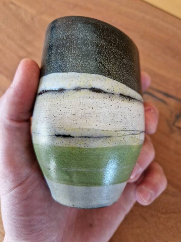 Robert Deblander (1924-2010) - Small free-form ceramic vase