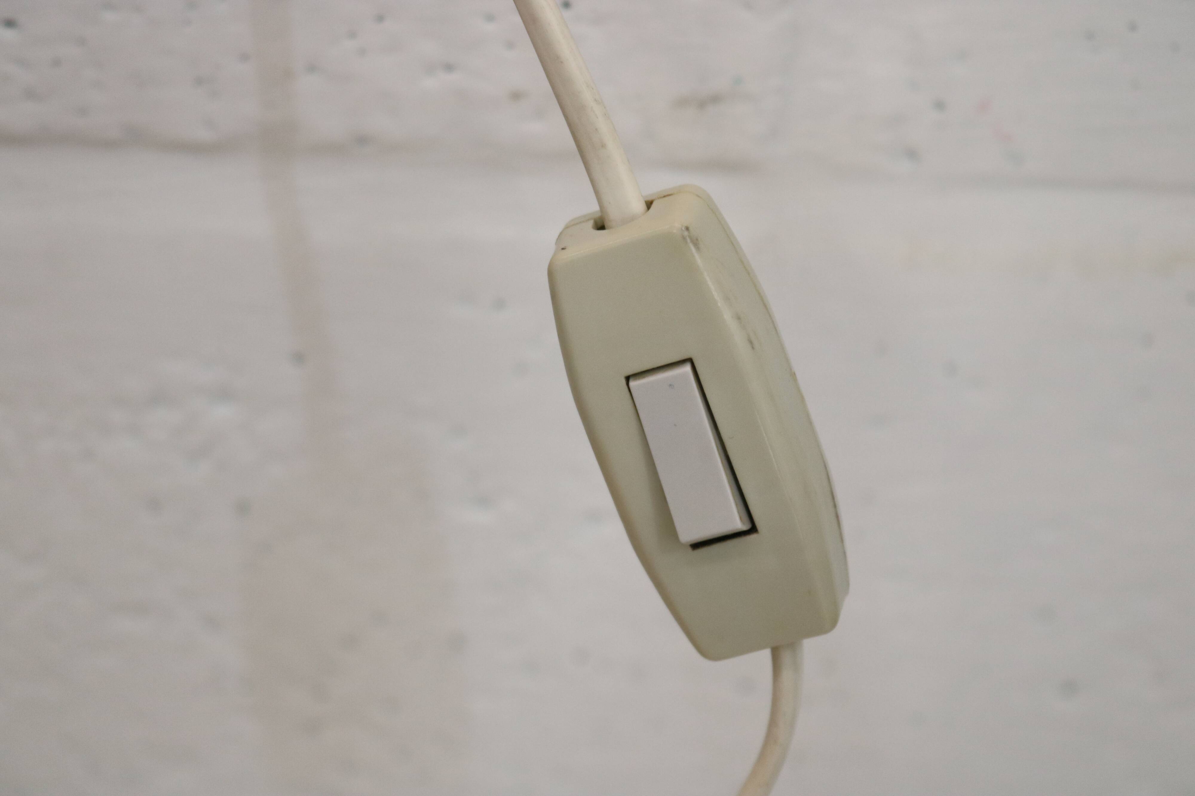 Vintage Danish Kvadrille Wall Lamp by Bent Karlby for Lyfa, Denmark, 1970s