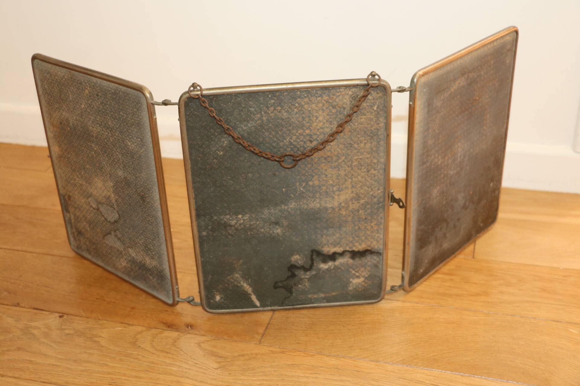 Miroir barbier triptyque (70*28cm)