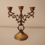 Candlestick 3 arms in brass