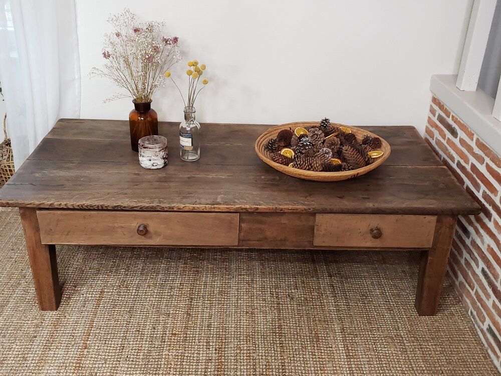 Oak coffee table