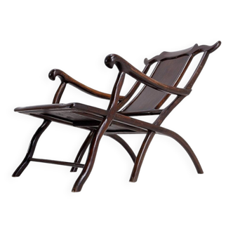 19th Century Chinese Moon Gazing Lounge chair