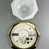 60s 70s Limburg Glashütte Plafoniere ceiling lamp glass space design lamp