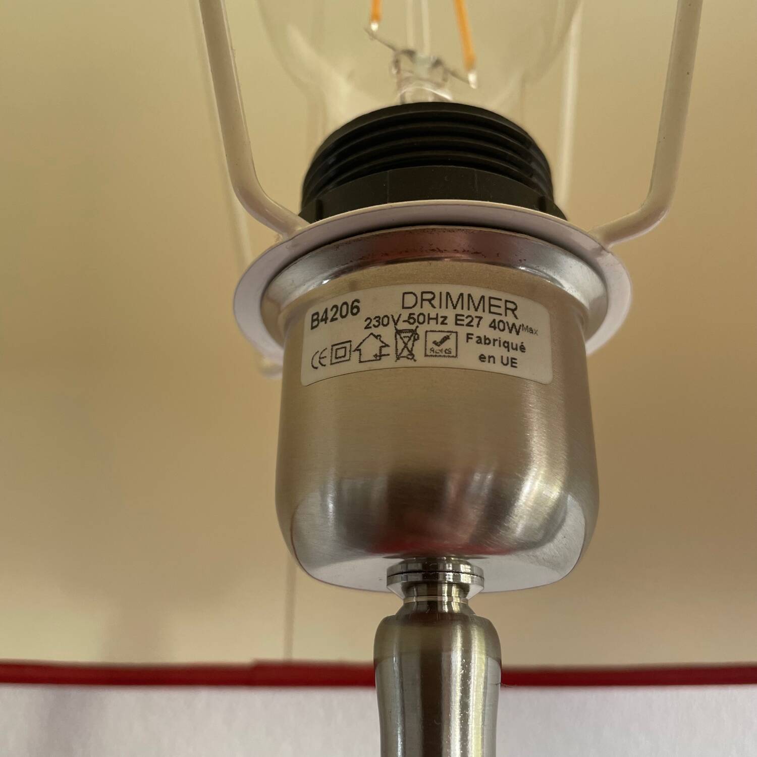 Grande lampe de table Louis Drimmer