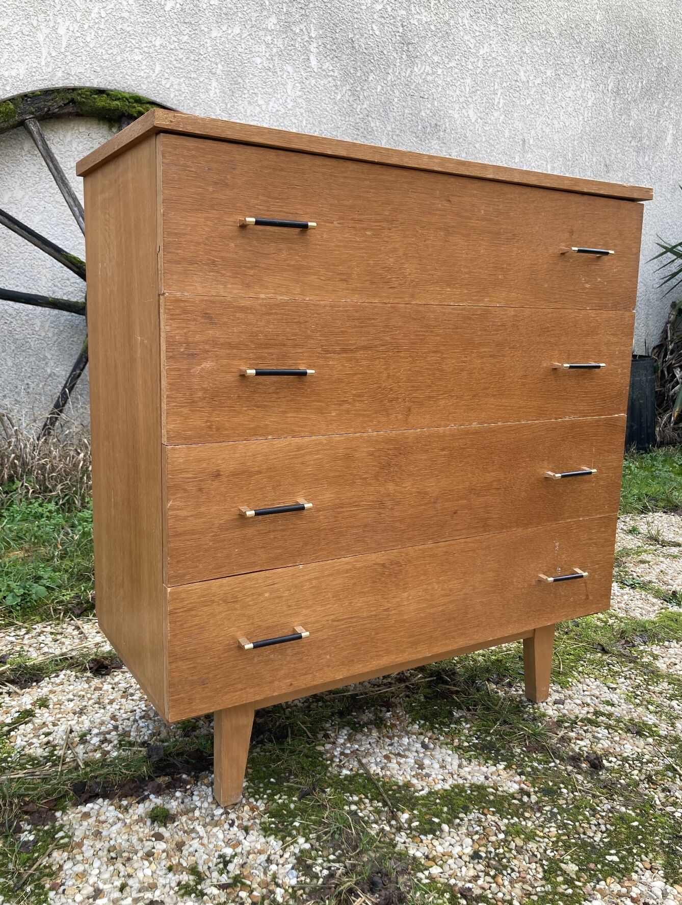 Commode pieds compas vintage